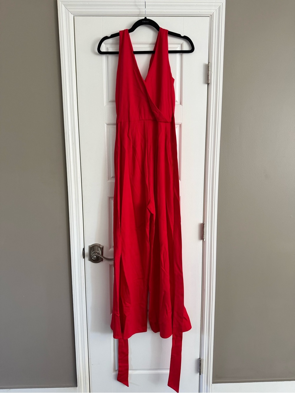 Bold Red One-Shoulder Evening Dress with Draped Bodice
